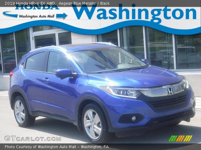 2019 Honda HR-V EX AWD in Aegean Blue Metallic