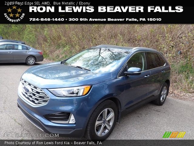 2019 Ford Edge SEL AWD in Blue Metallic