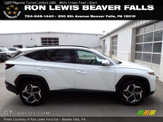 2022 Hyundai Tucson Limited AWD in White Cream Pearl