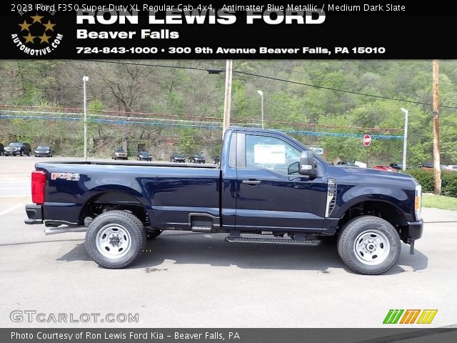 2023 Ford F350 Super Duty XL Regular Cab 4x4 in Antimatter Blue Metallic