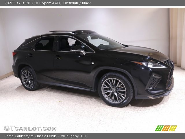 2020 Lexus RX 350 F Sport AWD in Obsidian
