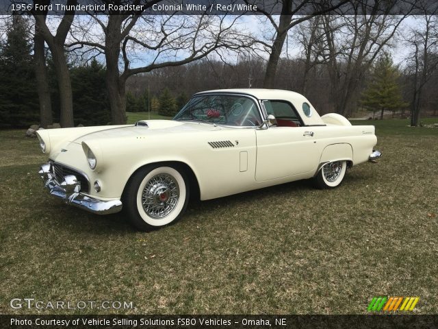 1956 Ford Thunderbird Roadster in Colonial White