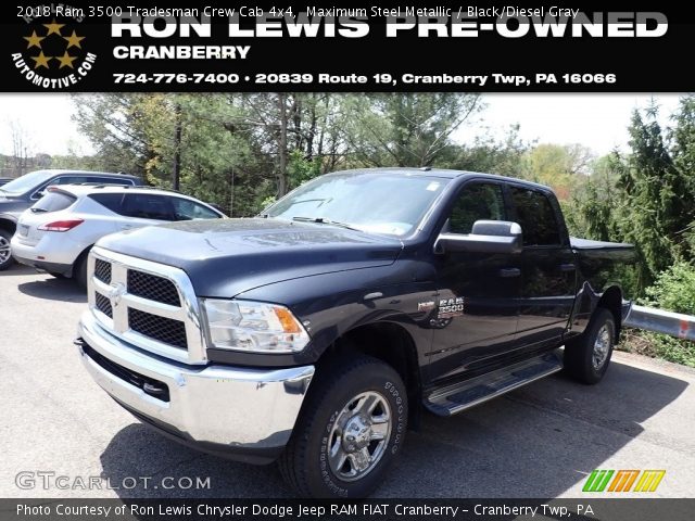 2018 Ram 3500 Tradesman Crew Cab 4x4 in Maximum Steel Metallic