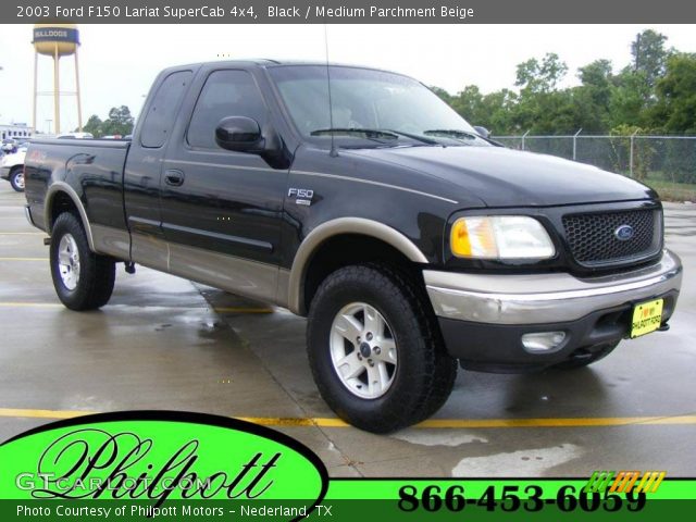 2003 Ford F150 Lariat SuperCab 4x4 in Black