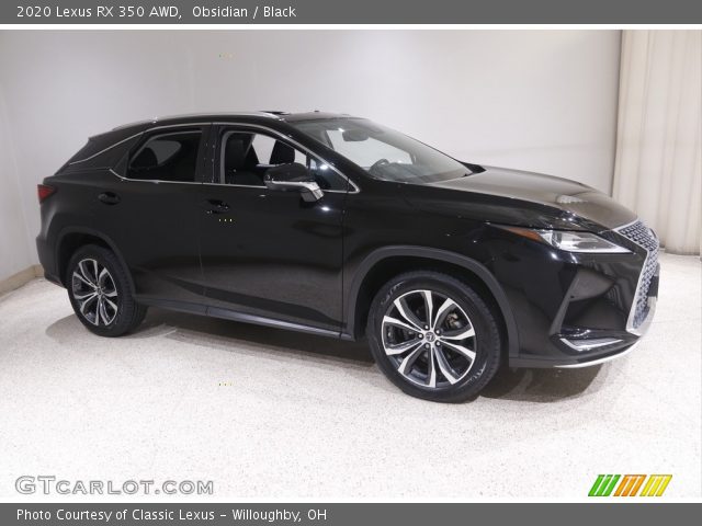 2020 Lexus RX 350 AWD in Obsidian
