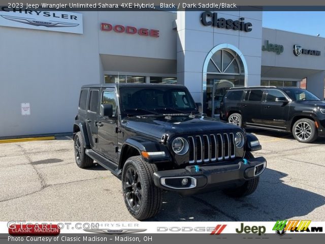 2023 Jeep Wrangler Unlimited Sahara 4XE Hybrid in Black