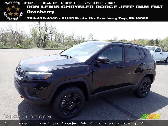 2023 Jeep Compass Trailhawk 4x4 in Diamond Black Crystal Pearl