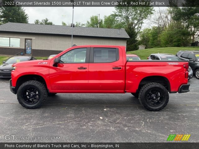 2022 Chevrolet Silverado 1500 Limited LT Trail Boss Crew Cab 4x4 in Red Hot
