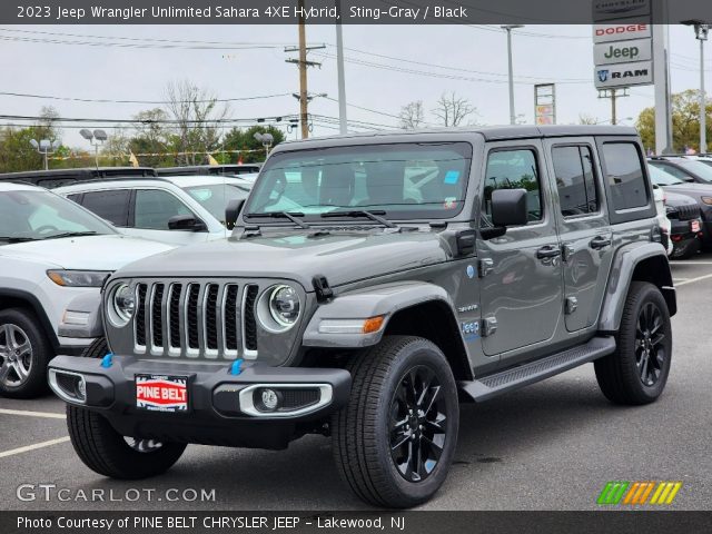 2023 Jeep Wrangler Unlimited Sahara 4XE Hybrid in Sting-Gray