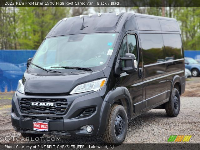 2023 Ram ProMaster 1500 High Roof Cargo Van in Black