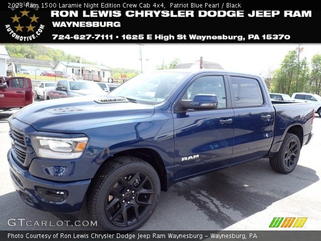 2023 Ram 1500 Laramie Night Edition Crew Cab 4x4 in Patriot Blue Pearl