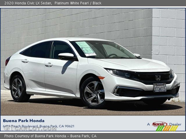 2020 Honda Civic LX Sedan in Platinum White Pearl