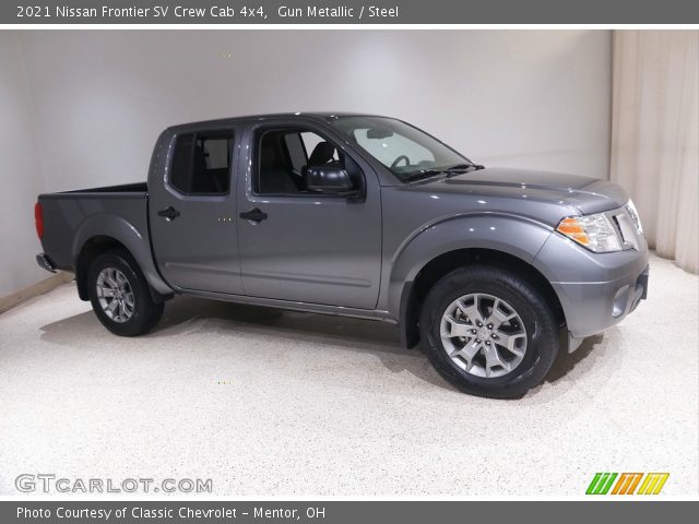 2021 Nissan Frontier SV Crew Cab 4x4 in Gun Metallic