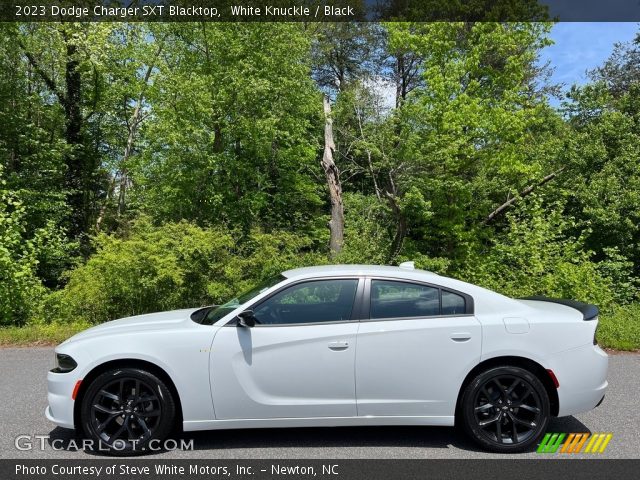2023 Dodge Charger SXT Blacktop in White Knuckle