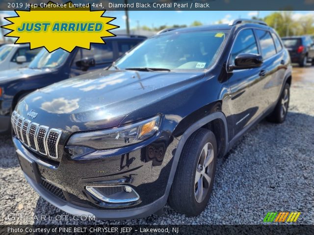 2019 Jeep Cherokee Limited 4x4 in Diamond Black Crystal Pearl