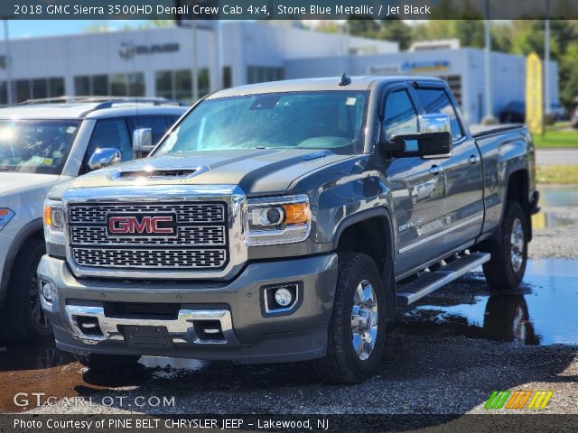 2018 GMC Sierra 3500HD Denali Crew Cab 4x4 in Stone Blue Metallic