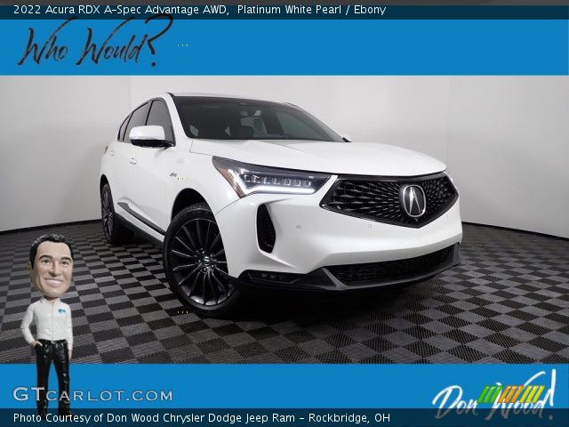 2022 Acura RDX A-Spec Advantage AWD in Platinum White Pearl