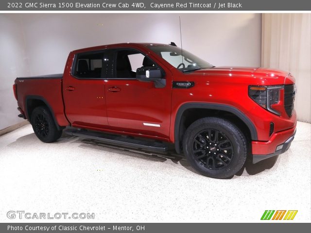 2022 GMC Sierra 1500 Elevation Crew Cab 4WD in Cayenne Red Tintcoat