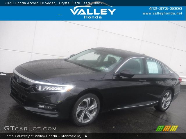 2020 Honda Accord EX Sedan in Crystal Black Pearl