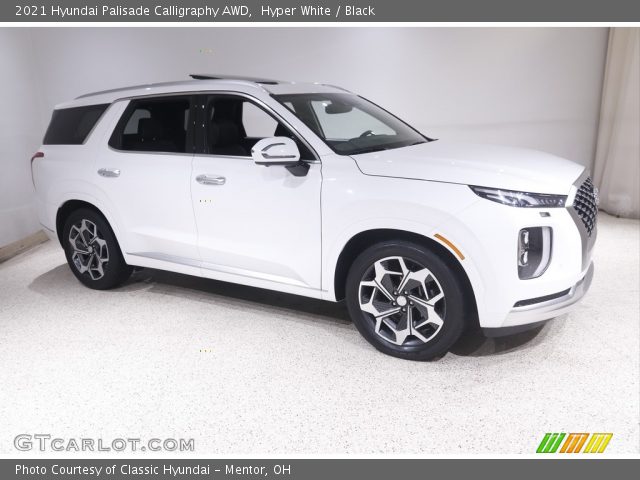 2021 Hyundai Palisade Calligraphy AWD in Hyper White