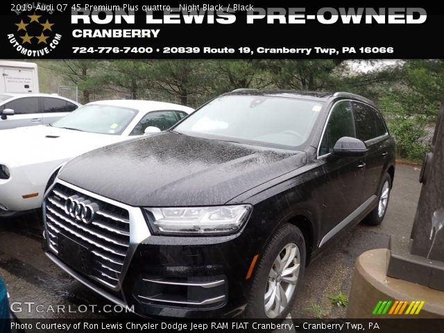 2019 Audi Q7 45 Premium Plus quattro in Night Black