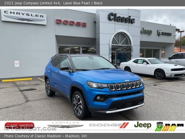 2022 Jeep Compass Limited 4x4 in Laser Blue Pearl