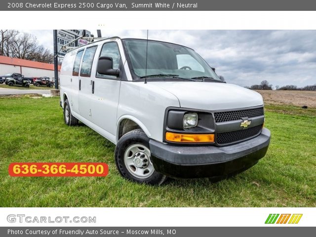 2008 Chevrolet Express 2500 Cargo Van in Summit White