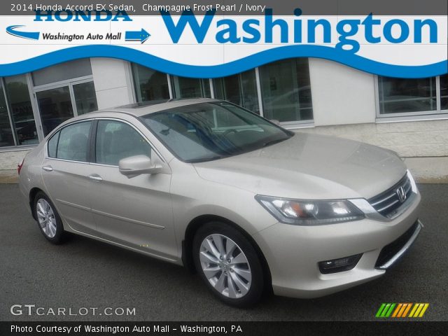 2014 Honda Accord EX Sedan in Champagne Frost Pearl