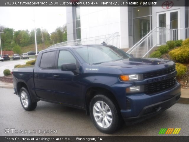 2020 Chevrolet Silverado 1500 Custom Crew Cab 4x4 in Northsky Blue Metallic