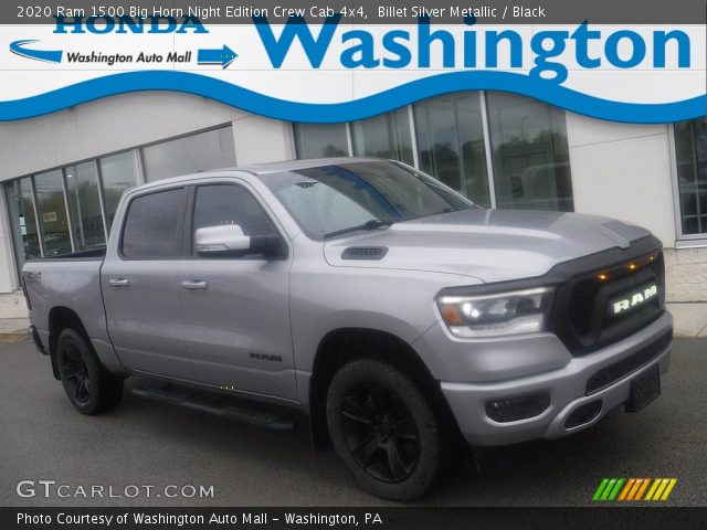 2020 Ram 1500 Big Horn Night Edition Crew Cab 4x4 in Billet Silver Metallic