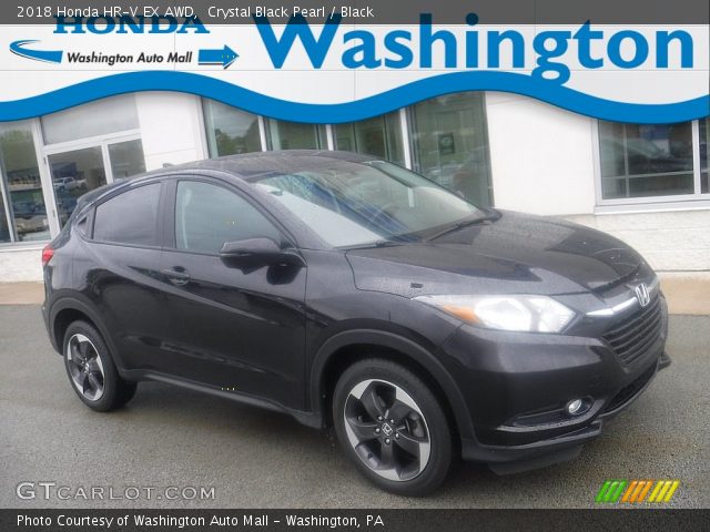 2018 Honda HR-V EX AWD in Crystal Black Pearl