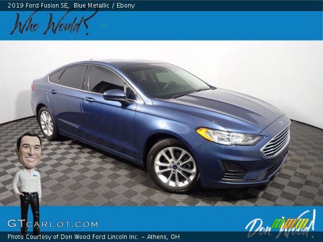 2019 Ford Fusion SE in Blue Metallic