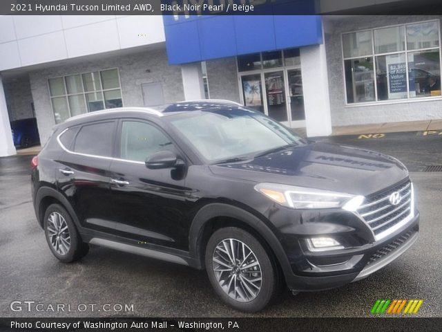 2021 Hyundai Tucson Limited AWD in Black Noir Pearl