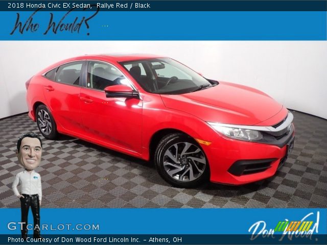 2018 Honda Civic EX Sedan in Rallye Red