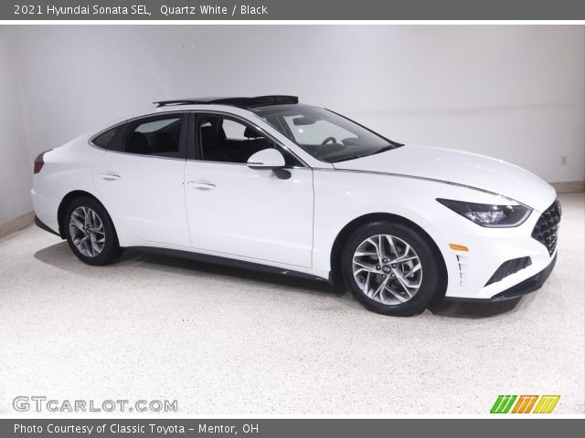 2021 Hyundai Sonata SEL in Quartz White
