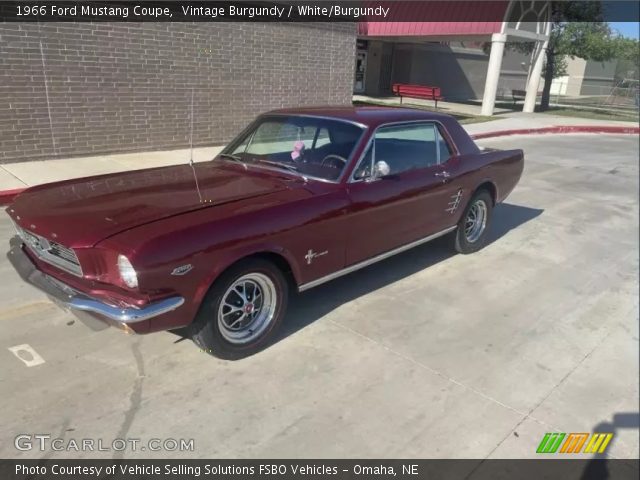 1966 Ford Mustang Coupe in Vintage Burgundy