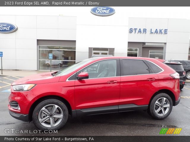 2023 Ford Edge SEL AWD in Rapid Red Metallic