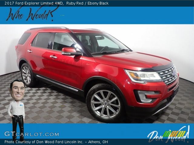 2017 Ford Explorer Limited 4WD in Ruby Red