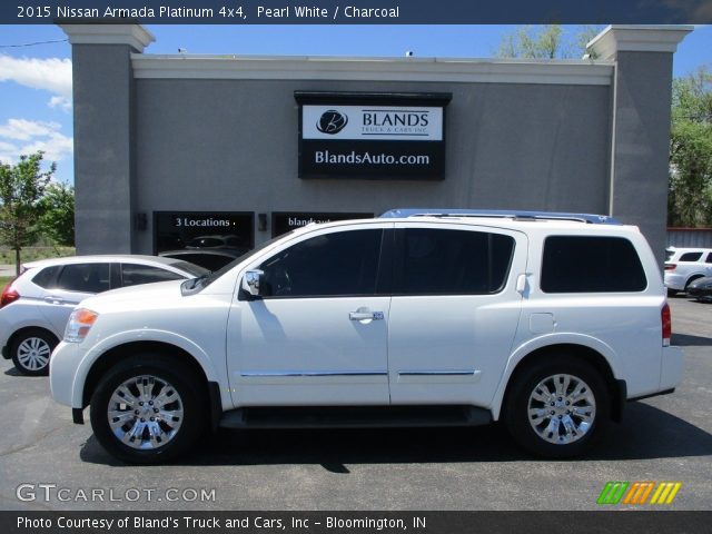 2015 Nissan Armada Platinum 4x4 in Pearl White