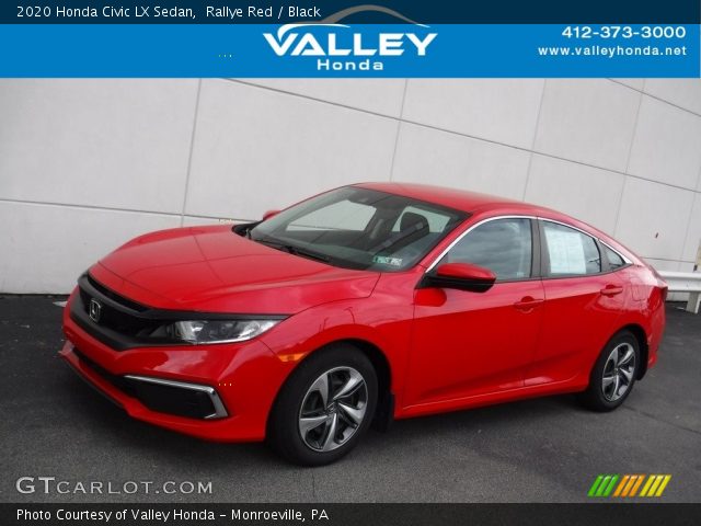 2020 Honda Civic LX Sedan in Rallye Red