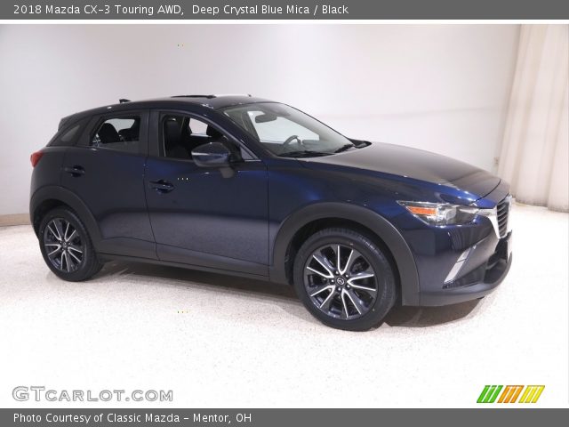 2018 Mazda CX-3 Touring AWD in Deep Crystal Blue Mica