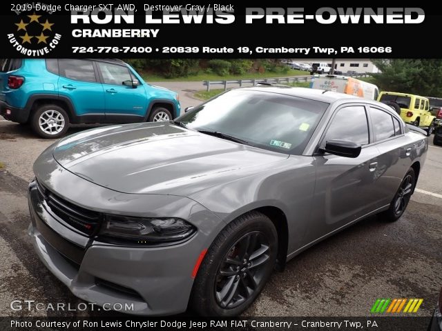 2019 Dodge Charger SXT AWD in Destroyer Gray
