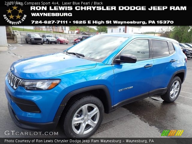 2023 Jeep Compass Sport 4x4 in Laser Blue Pearl