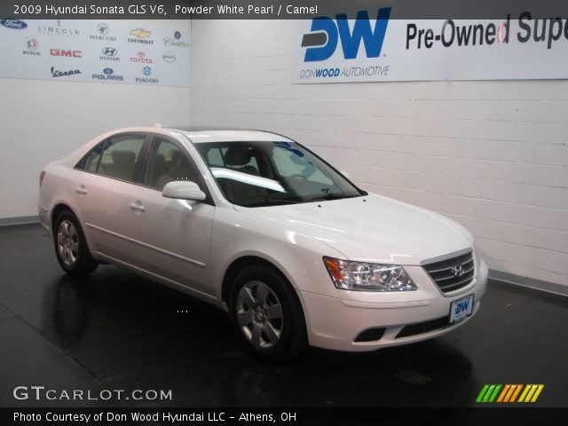 2009 Hyundai Sonata GLS V6 in Powder White Pearl