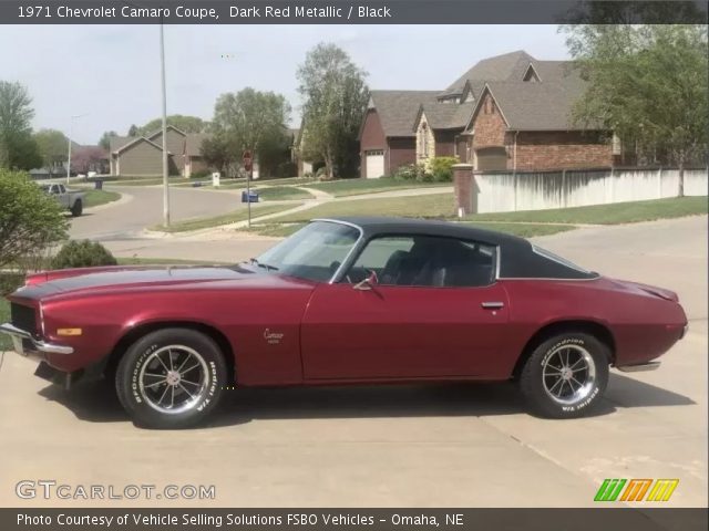1971 Chevrolet Camaro Coupe in Dark Red Metallic