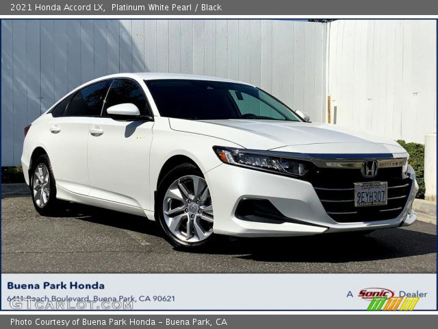 2021 Honda Accord LX in Platinum White Pearl