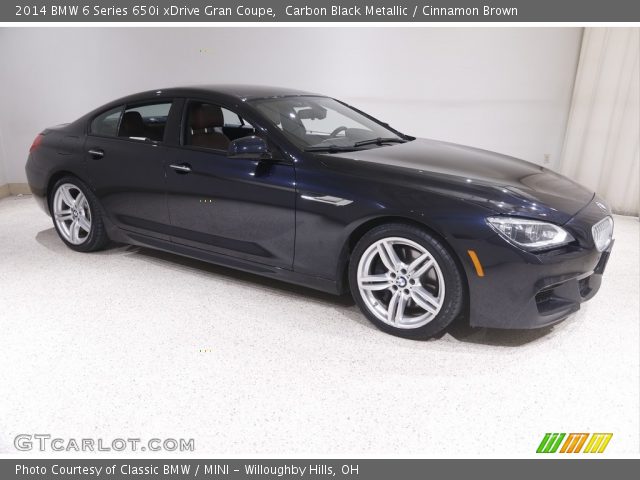 2014 BMW 6 Series 650i xDrive Gran Coupe in Carbon Black Metallic