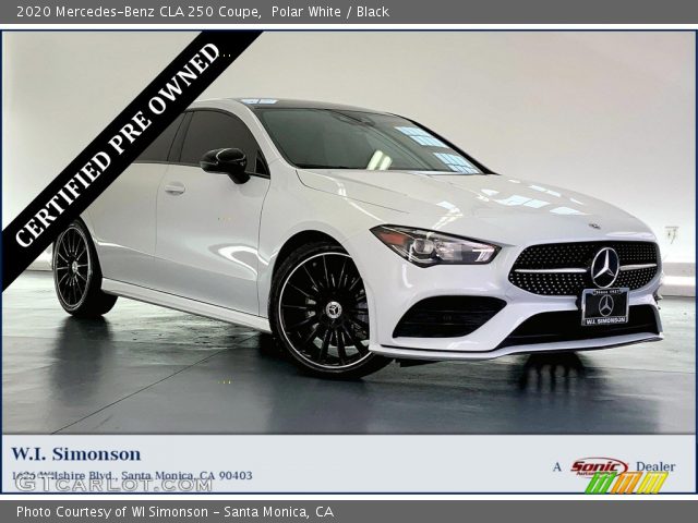 2020 Mercedes-Benz CLA 250 Coupe in Polar White