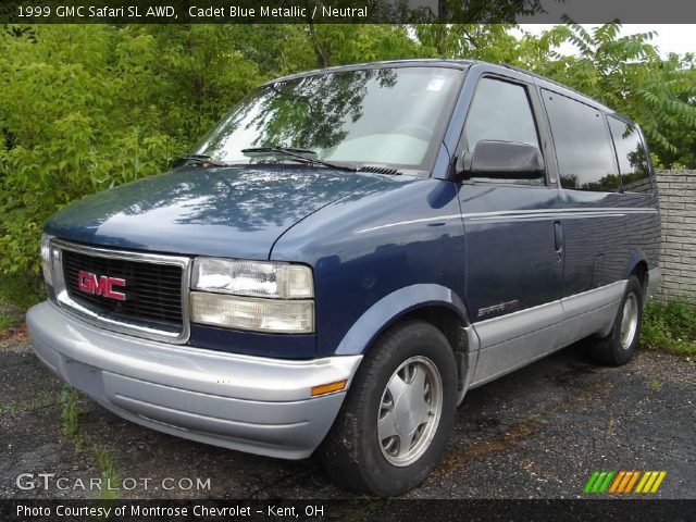 1999 GMC Safari SL AWD in Cadet Blue Metallic