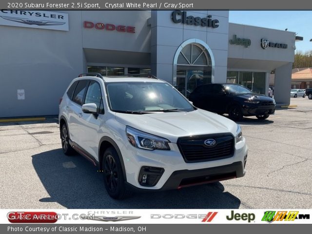 2020 Subaru Forester 2.5i Sport in Crystal White Pearl